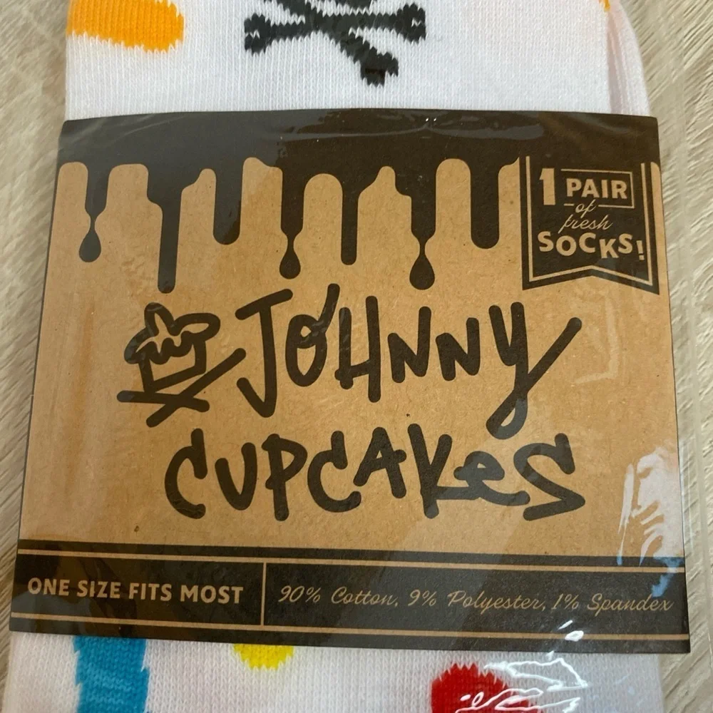 NWT Johnny Cupcakes Socks